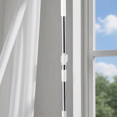 Rolluik Clips - Crank Bevestiging - Raambeveiliging - Wandmontage - 4 Stuks - Wit