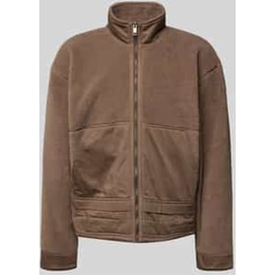 Regular fit teddyjack met opstaande kraag