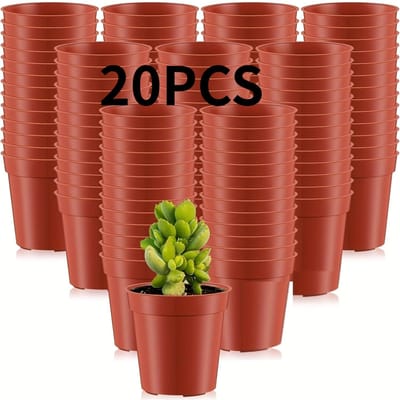 1020 Pièces Deux Couleurs Pots de Semis pour Pépinière Plastique Plantes Fleurs Godets de Semis Serre de Culture Jardin Maison Pot de Pépinière Contenants en Pot