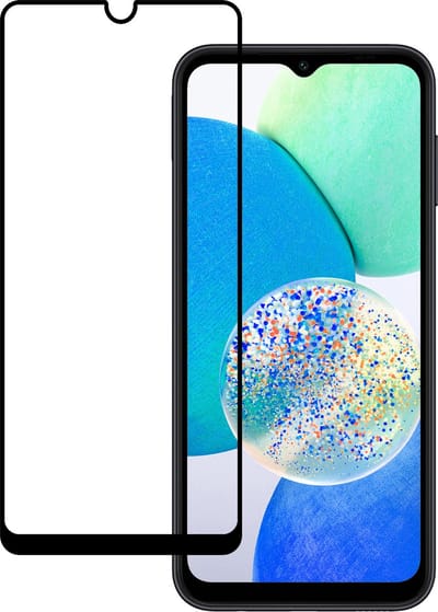 Screenprotector - Geschikt voor Samsung Galaxy A14 - Full Cover - Gehard Glas - Beschermglas - Tempered Glass - Screen Protector
