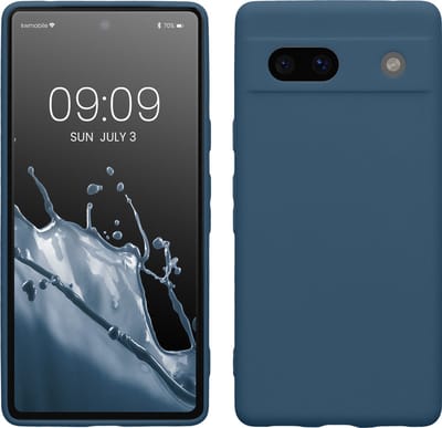 kwmobile telefoonhoesje geschikt voor Google Pixel 7a - Hoesje voor smartphone - Precisie camera uitsnede - In marineblauw