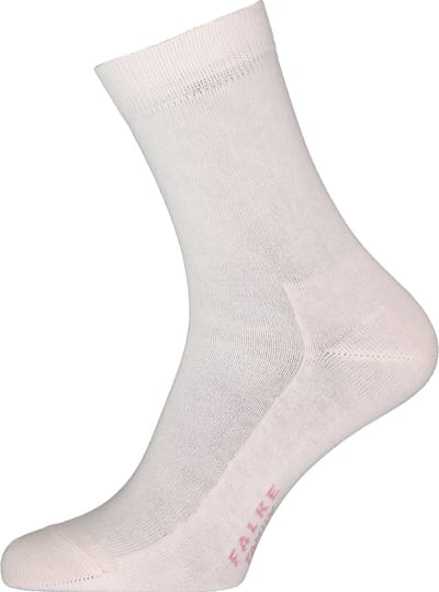 FALKE Family eenkleurig katoen sokken dames roze - maat 35-38