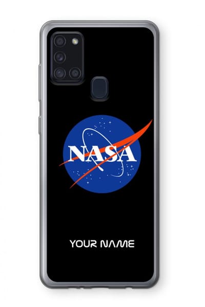 Gepersonaliseerd - Case Company® - Hoesje geschikt voor Samsung Galaxy A21s hoesje - NASA - Soft Cover Telefoonhoesje - Bescherming aan alle Kanten en Schermrand