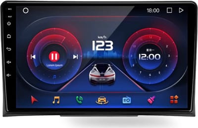 Navigatiesysteem auto met scherm - autoradio geschikt voor CarPlay en Android auto - bluetooth radio - geschikt voor Volkswagen Multivan T5 2000-2015