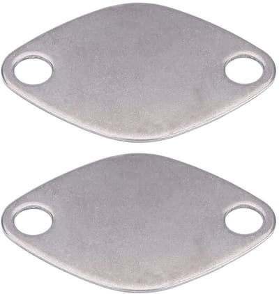 Dailygoods- Ventielblokkeerplatenset - Roestvrij Staal - Voor AVANTIME/Espace III/Espace IV/LAGUNA II/VEL SATIS - Verpakkingsgewicht 50 gram - Motoren G9T 600/605/706/707 - Type DEO1/XEOK/XEOS/JKOH/BJOE/BJOF/BJOG/BJOM - EGR-klep