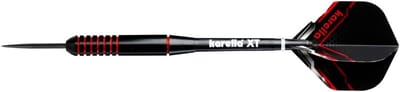 Stalen Steeldart Set voor Beginners Recht Zwart Goud 21 Gram