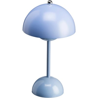 Luxus Europe - Tafellamp Touch Josephine Blauw - Draadloze LED Tafellamp Binnen - USB-C Oplaadbaar - Touchbediening - Dimbaar - 3 Lichtkleuren