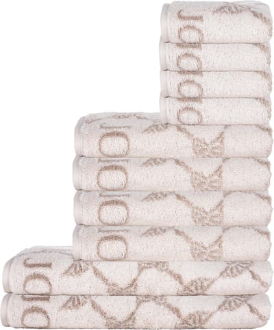JOOP! Handdoek Een maat, 50x100 Set van 10