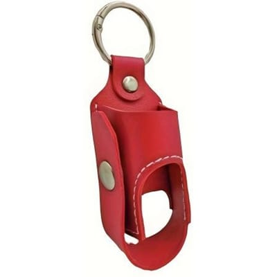 Sac de rangement en PU Holster pour flacon pulvérisateur antibactérien Support pour inhalateur d'asthme de nuit Rangement pour flacon toux enfant adulte rouge rose
