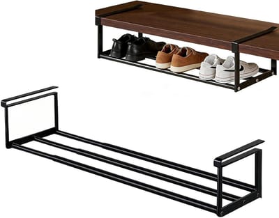 Hangende Schoen Organizer - Kast Indeler - Ruimte Besparen - Verstelbaar Ontwerp - 40-70 cm - Zwart