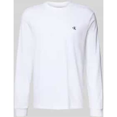 T-Shirt Ck Jeans Ls Easy Monogram Tee - Fashion Wear - Volwassen