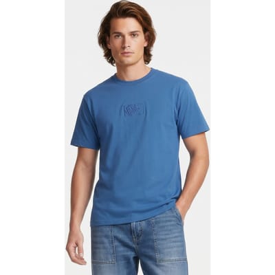 Vans Blocked Box Loose Ss True Navy Maat: M | Basic T-Shirts Outlet | Heren | Blauw