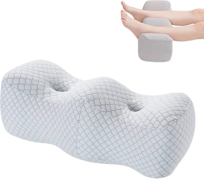 Nivard Orthopedisch Kniekussen Voor In Bed - Zijslaapkussen - Beenkussen - Volwassenen - Orthopedisch Kniekussen - Wit