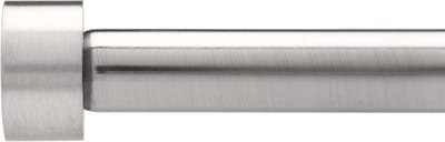 Verstelbare Gordijnroede - Enkele Roede - Raambekleding Ophangen - Stevig Metaal - 91-183 cm - Nikkel
