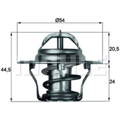 Thermostaat, koelvloeistof MAHLE TX 4 83D