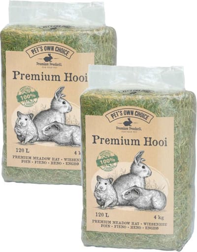 Pet's Own Choice Premium Hooi - Ruwvoer - 2 x 4 kg
