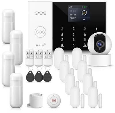 GSM/WiFi Alarmsysteem met 120 dB Sirene en Slimme Afstandsbediening