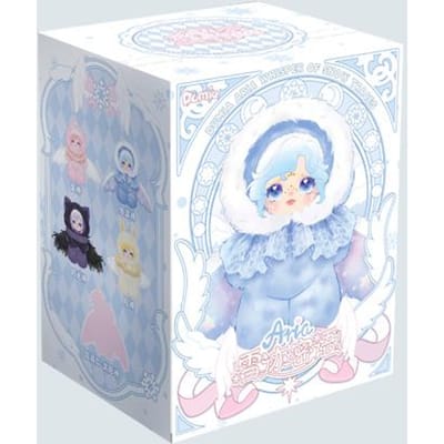 Dumia Sneeuwpad Geheime Taal Serie Blind Box Schattige Vinyl Pluche Pop Skelet Beweegbaar Engel Meisje Verjaardagscadeau white