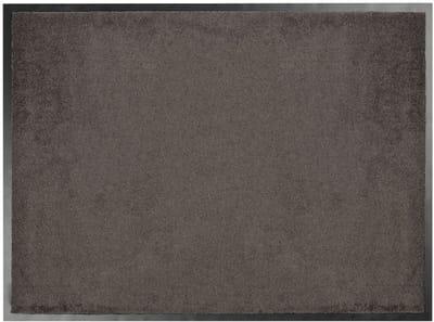 FLOORDIREKT Deurmat Performa - Hoog Absorptievermogen - Voor Binnen en Buiten - Antraciet - 60 x 90 cm