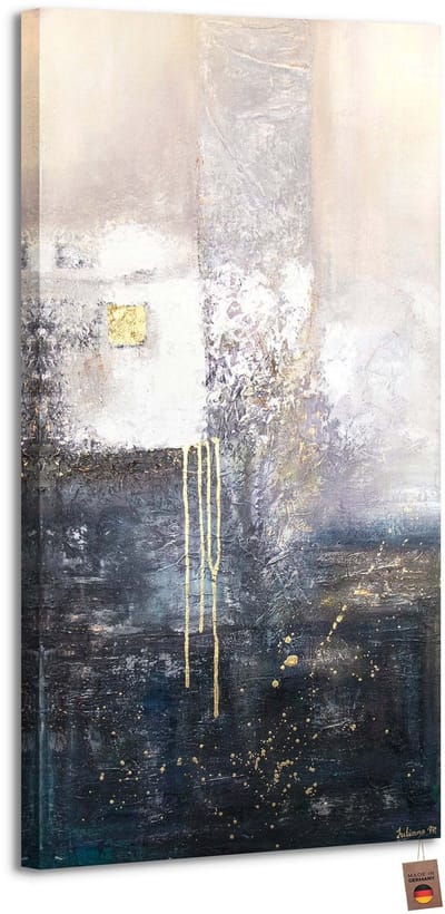 Canvas schilderij groot handgeschilderd fragment abstract modern – YS-Art Gallery – Luxe wanddecoratie voor woonkamer – Modern schilderij voor kantoor en hal