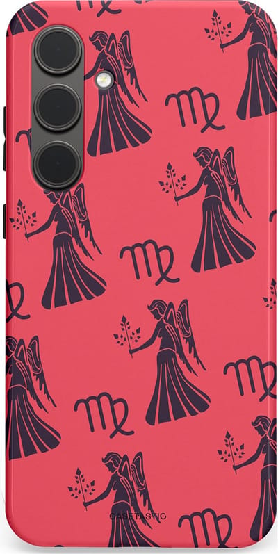 Casetastic Hoesje Geschikt voor Samsung S24 Plus - Stijlvolle Beschermende Duo-layer Case - Zodiak maagd