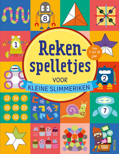 Rekenspelletjes voor kleine slimmeriken (7-10 j.) - spelletjesboek - Deltas - Junior