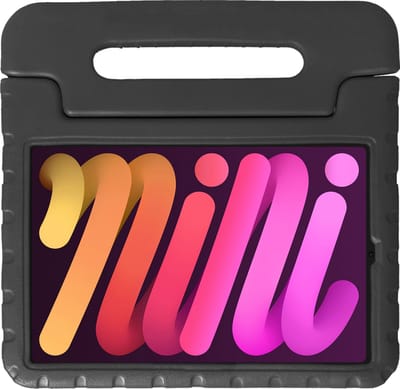 Hoesje - Geschikt voor Apple iPad Mini 6 (2021) - 8.3 inch - 6e Generatie - Kinderhoes Shockproof Bumper - Kidsproof Case - Tablet Hoes - Kinder Hoes Cover - Zwart