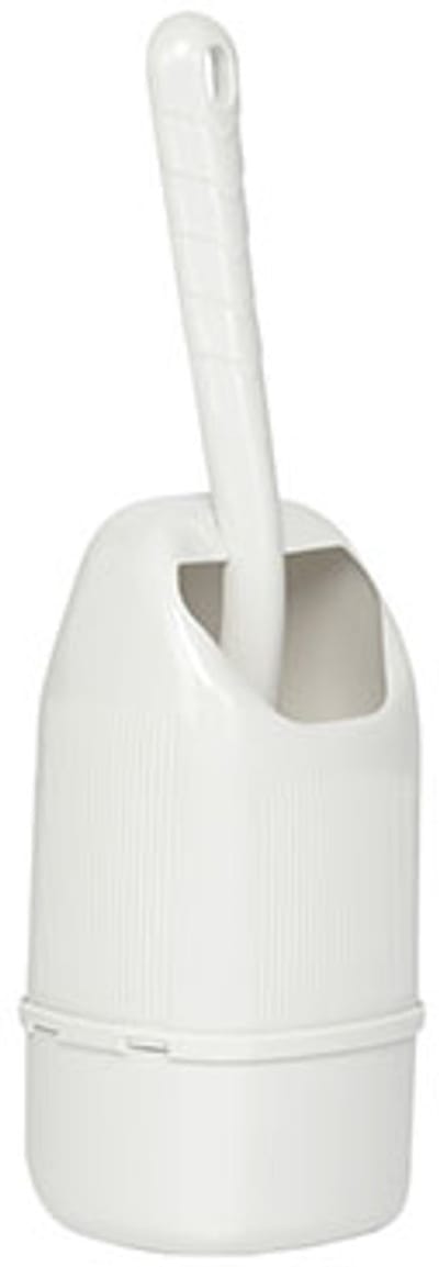 Toby SK Toilettenborstel - Compact & Hygienisch - Voor Caravan & Camper - Met Verwijderbare Siliconen Borstel - 2-Delige Houder - Muurmontage Mogelijk - Ruimtebesparend Ontwerp