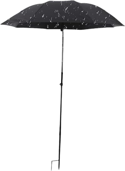 Plantenparaplu voor Buiten - Tuin Parasol - Bescherming Planten - Verstelbare Schaduw - 125x95 cm - Zwart