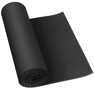 Zwarte EVA Schuimvellen op Rol 5 mm Dikte voor Cosplay en DIY Projecten