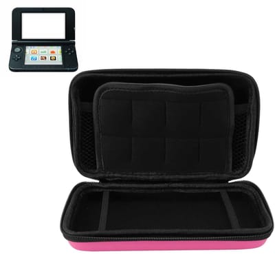 Dailygoods- Draagtas Waterdicht - Harde Beschermhoes - 8 Gameslots - Geschikt voor 3DS XL/LL - Zacht Gevoerde Scheidingswanden - Ideaal voor Reizen - Game Tas