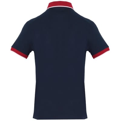North Sails marineblauwe polo met contrasterende kraag