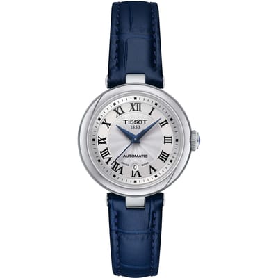 Tissot Bellissima Lederen Band Witte Wijzerplaat Automatisch T126.207.16.013.00 Dameshorloge