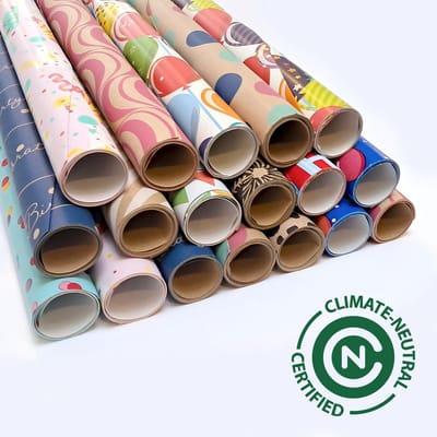 Inpakpapier Kraft - 18 Rollen (36m) - 200x70 cm - Plasticvrij & FSC - Cadeaupapier