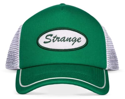 Wrangler Stranger things - Felt Patch Trucker pet - Wit/Groen