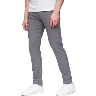 Henleys Heren Visit Chinos (Grijs)