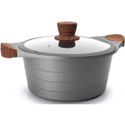 20cm gietaluminium braadpan + deksel - lacor - 27320