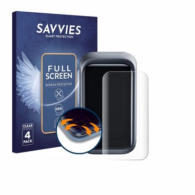 Savvies - Screenprotector voor Anker A2687 160W - Folie Beschermfolie transparant volledig dekking 4 Stuks