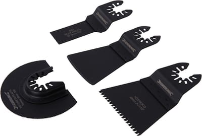 Silverline Zaag- en schraapset - 4-delig - veelzijdig - voor hout, metaal en plastic