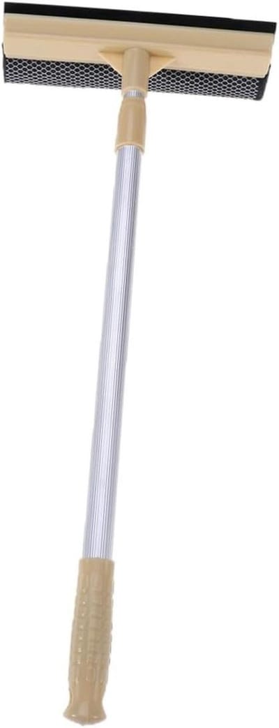 Telescopische Raamwisser - Steelwisser Ramenreiniger - Streeploos Ramen Zemen - Absorbeert Al Het Water - 84 cm - Bruin