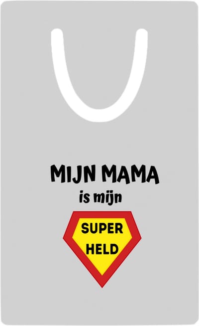 Hacebo® - mijn mama is mijn superheld metalen boekenlegger - Moeder - super mama - Moeder cadeautjes - moederdag - verjaardag - geschenk - kado Bladwijzer boekenleggers - 7.6 cm x 5cm