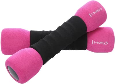 Set van 2 Zachte Handgewichten 1 kg Roze - Ideaal voor Fitness en Aerobics