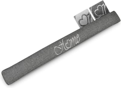 Tochtstopper 100cm - Zware Deur Tochtrol als Windstopper voor Deuren en Ramen - Energie Besparende Accessoire in Antraciet