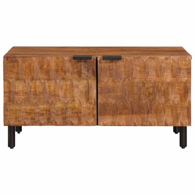 vidaXL - Salontafel - Bruin - 80 - x - 50 - x - 40 - cm - Massief - Mango - Hout