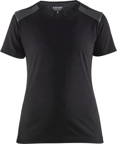 Blaklader Dames T-shirt 3479-1042 - Zwart/Donkergrijs - L