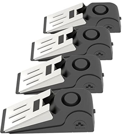 Deurstop Alarm Draagbare Wig Deur Stoppers 120db Beveiliging voor Thuis en Reizen