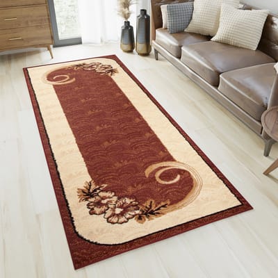 Tapiso Atlas Vloerkleed Gangloper Bruin Karpetten Tapijt Maat- 70x250