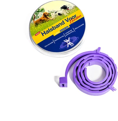 TeekShield Halsband - Hond/Puppy - Paars - Comfortabele Siliconen Halsband in Verstelbaar Design