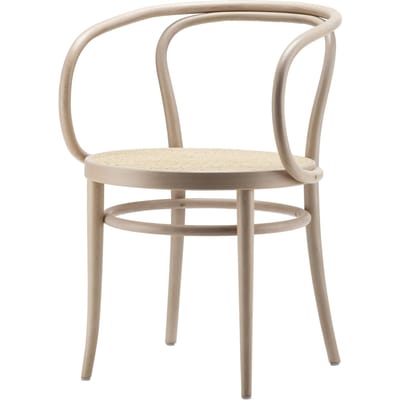 Thonet - 209/ 209 M stoel - Rietvlechtwerk met ondersteunende kunststof - blank gebeitst - beige