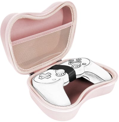 Allecto - Hard Travel Case - Draagtas Gaming Accessoires - Roze - Beschermhoes Controller - Opbergtas - Geschikt voor 8BitDo Pro 2/Ultimate